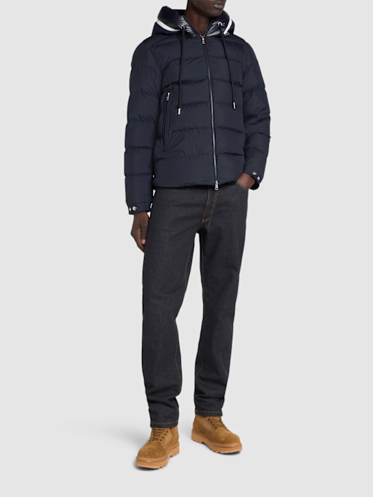 Moncler: Cardere tech down jacket - men_1 | Luisa Via Roma