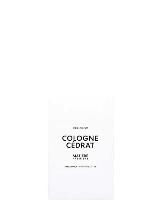 Matiere Premiere: Eau de parfum Cologne Cédrat 50ml - Trasparente - beauty-women_1 | Luisa Via Roma