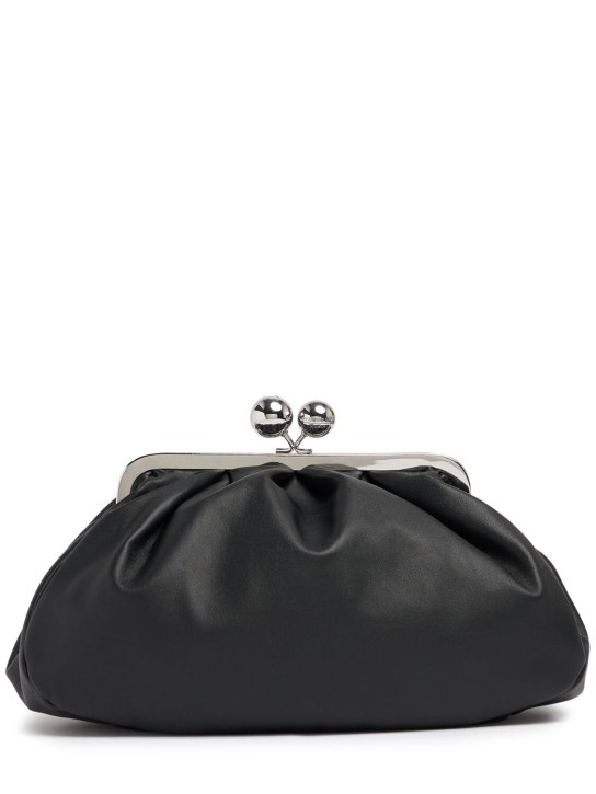 Weekend Max Mara: Cubico leather clutch - women_0 | Luisa Via Roma