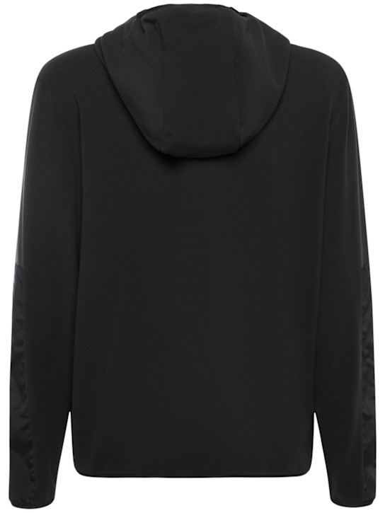 Moncler: Nylon zip-up hooded sweatshirt - men_3 | Luisa Via Roma