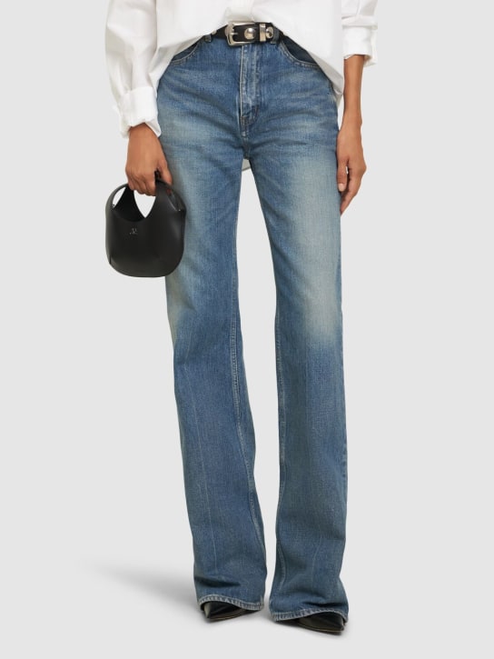 Courrèges: Mini Holy leather top handle bag - women_1 | Luisa Via Roma