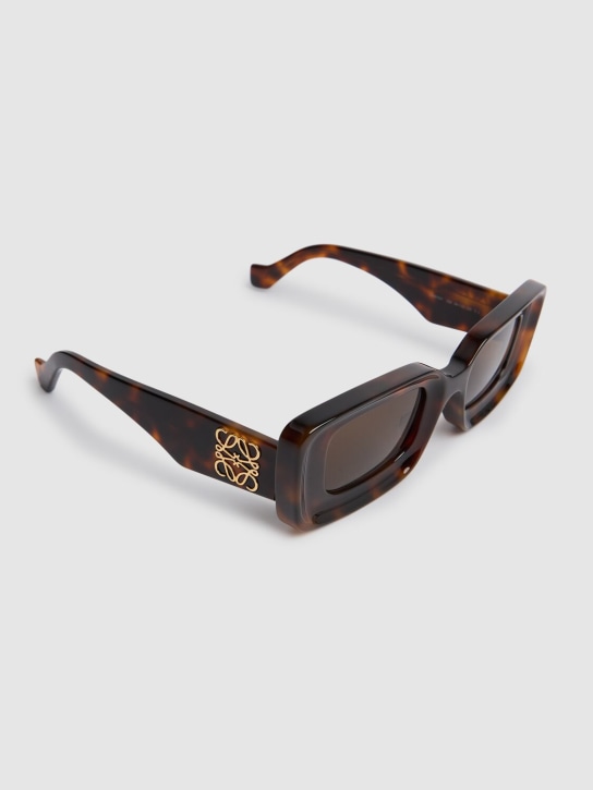 Loewe: Anagram方形醋酸纤维太阳镜 - Havana/Brown - women_1 | Luisa Via Roma