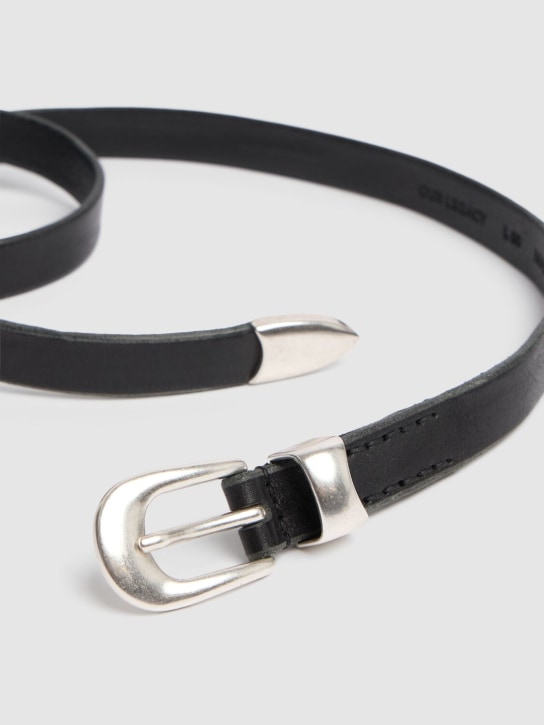 Our Legacy: 2cm Leather belt - men_2 | Luisa Via Roma