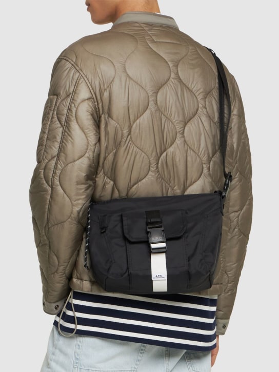 A.P.C.: Nylon crossbody bag - men_1 | Luisa Via Roma