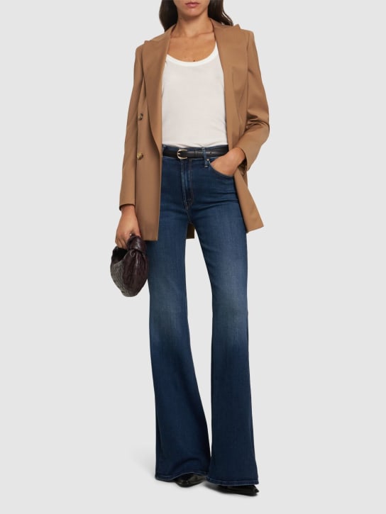 Mother: The Hustler Roller Sneak ハイライズジーンズ - women_1 | Luisa Via Roma