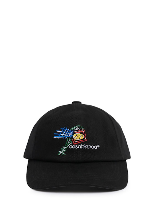 Casablanca: Croquis de Tennis embroidered cap - men_0 | Luisa Via Roma