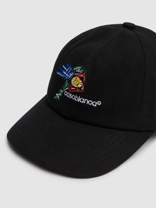 Casablanca: Croquis de Tennis embroidered cap - men_2 | Luisa Via Roma