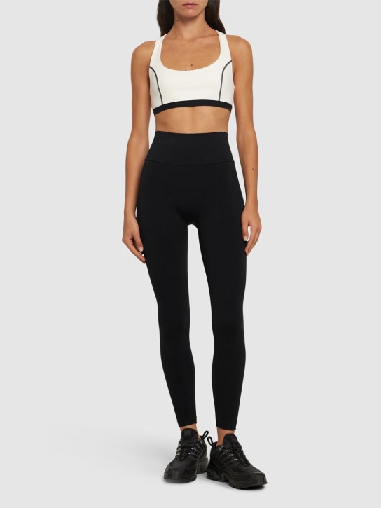 Wolford: Push-up stretch tech leggings - Black - women_1 | Luisa Via Roma