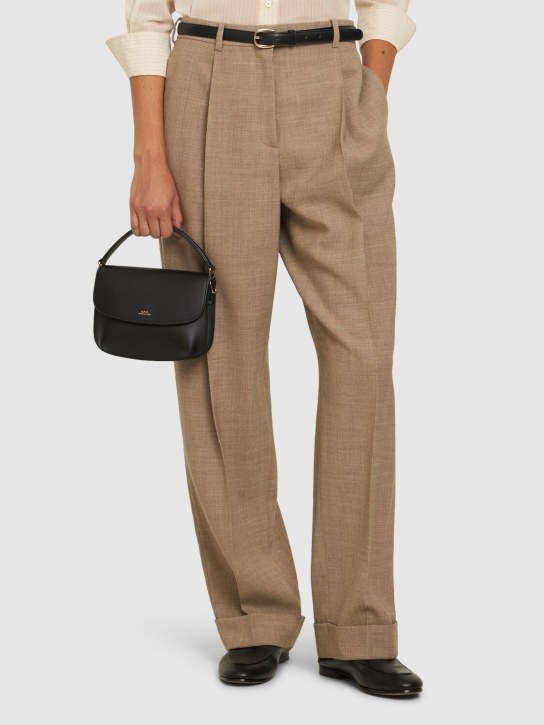 A.P.C.: Mini Sac Sarah smooth leather bag - women_1 | Luisa Via Roma