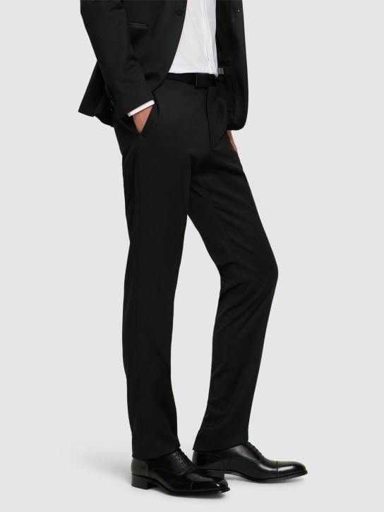 Tom Ford: Claydon burnished leather lace-up shoes - men_1 | Luisa Via Roma