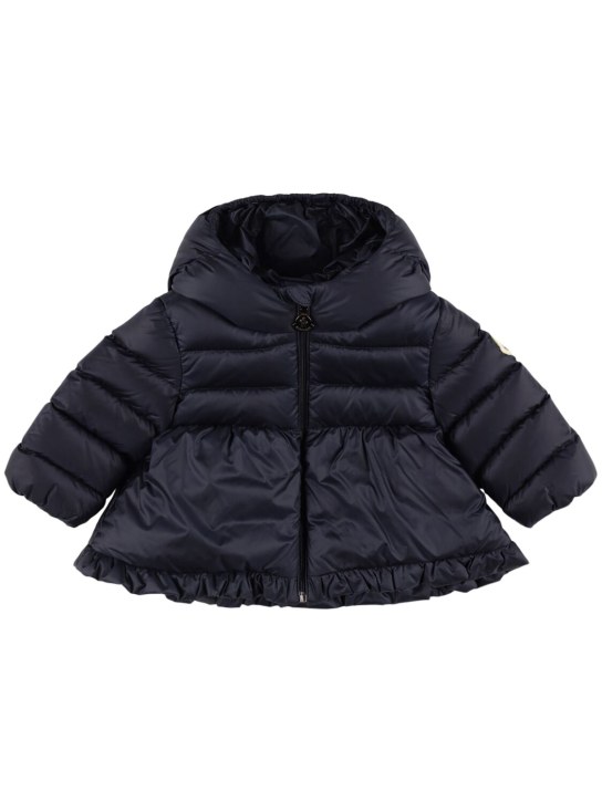 Moncler: Odile nylon down jacket - kids-girls_0 | Luisa Via Roma