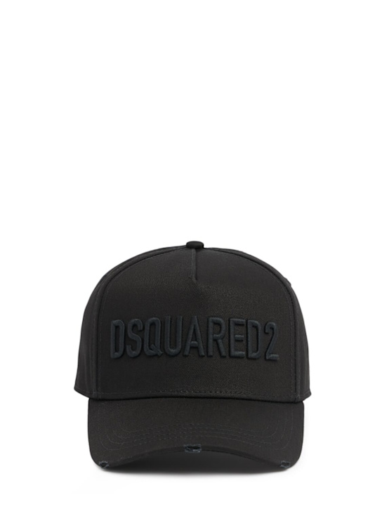 Dsquared2: Technicolor cotton baseball cap - men_0 | Luisa Via Roma
