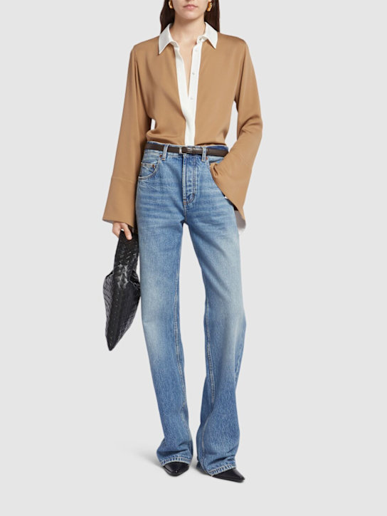 Pio washed silk charmeuse shirt - Thumbnail 2