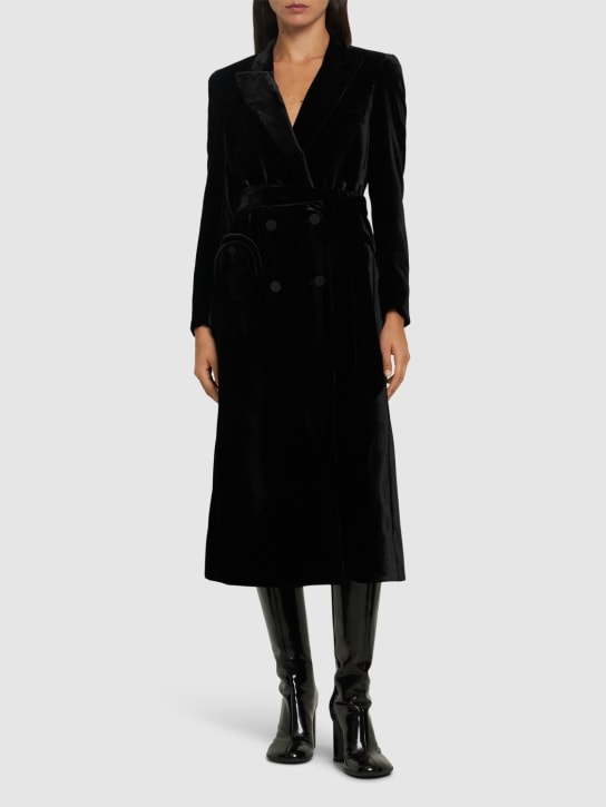Blazé Milano: Etoile Black Blazer viscose midi dress - Black - women_1 | Luisa Via Roma