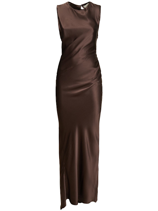 TOVE: Anwen silk blend long dress - women_0 | Luisa Via Roma