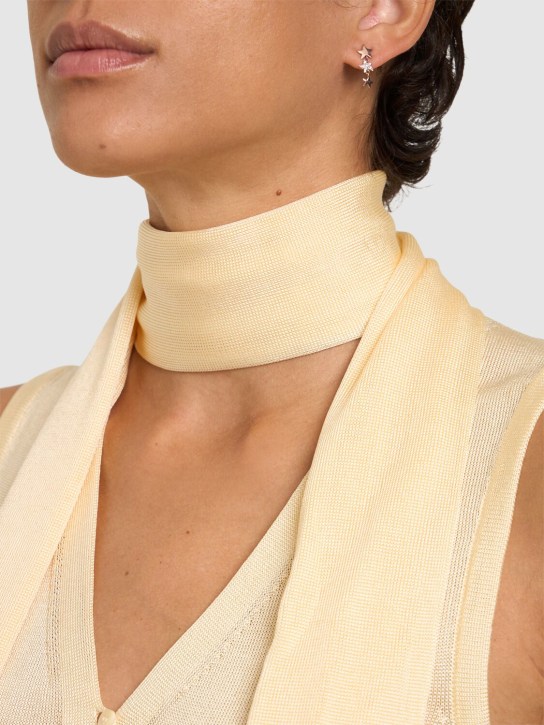 DoDo: 9kt & Diamond Star mono earring - R.Gold/Crystal - women_1 | Luisa Via Roma