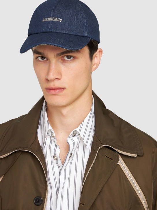 Jacquemus: La Casquette Gadjo cotton baseball cap - men_1 | Luisa Via Roma