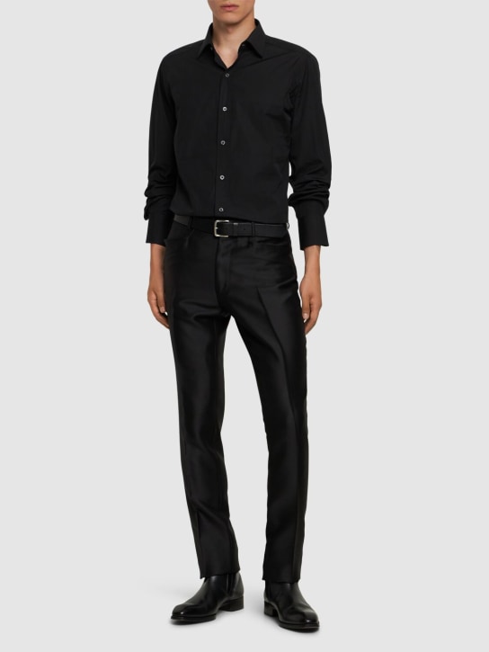 Tom Ford: 修身府绸衬衫 - men_1 | Luisa Via Roma