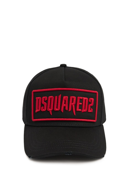 Dsquared2: Dsquared2 horror logo baseball cap - men_0 | Luisa Via Roma