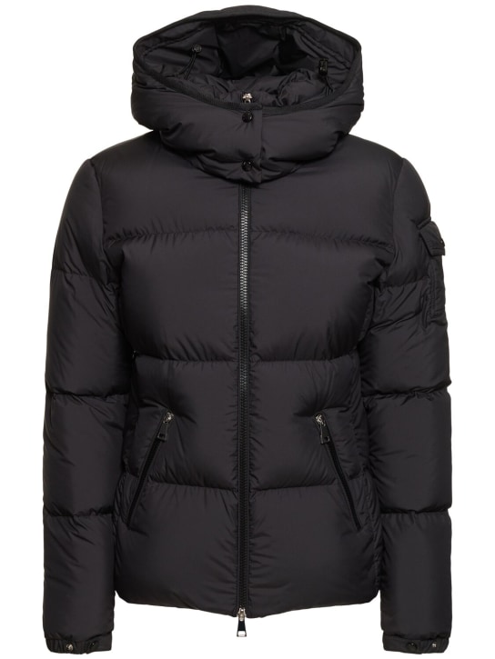 Moncler: Fourmines tech down jacket - Black - women_0 | Luisa Via Roma