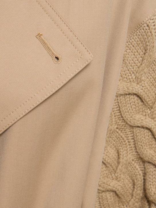 Max Mara: Cappotto lungo Cicladi in maglia di lana e cotone - women_3 | Luisa Via Roma