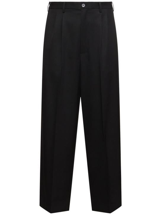 Magliano: Classic wool tailored pants - Black - men_0 | Luisa Via Roma