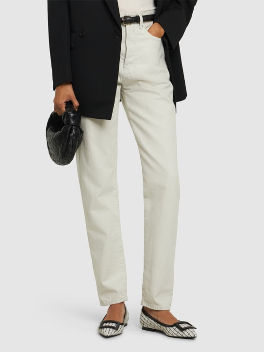 Roger Vivier: 5mm Gommettine bicolor ballerina flats - women_1 | Luisa Via Roma