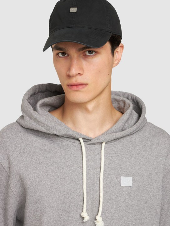 Acne Studios: Baseball hat - Black - men_1 | Luisa Via Roma