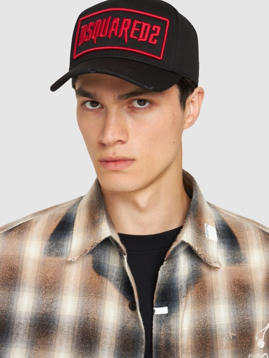 Dsquared2: Dsquared2 horror logo baseball cap - men_1 | Luisa Via Roma