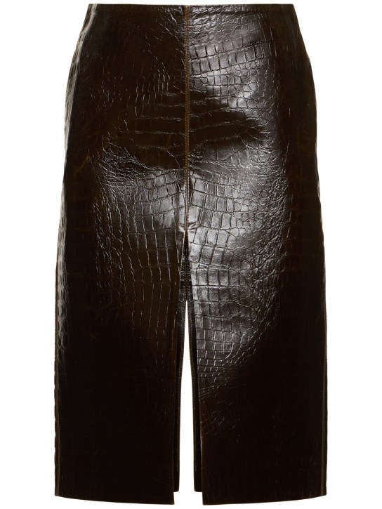 Stella McCartney: Altermat front split midi skirt - women_0 | Luisa Via Roma