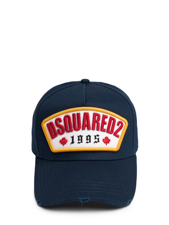 Dsquared2: Dsquared2 1995 cotton baseball cap - men_0 | Luisa Via Roma