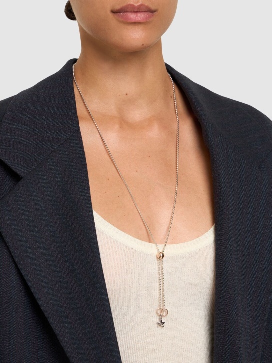 DoDo: Bollicine long chain necklace - Silver/Gold - women_1 | Luisa Via Roma