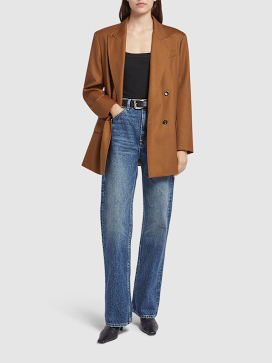 Max Mara: Palanca wool blend blazer - women_1 | Luisa Via Roma
