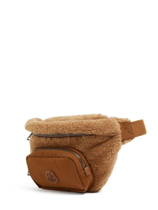 Moncler: Durance monogram synthetic belt bag - men_2 | Luisa Via Roma