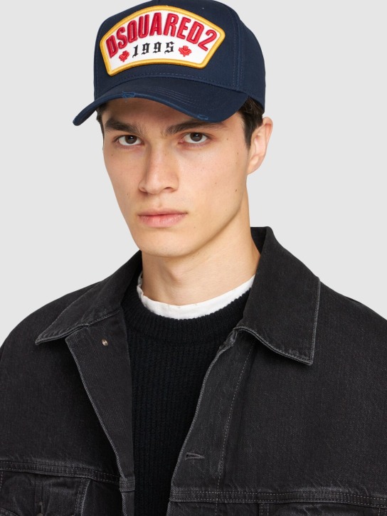 Dsquared2: Dsquared2 1995 cotton baseball cap - men_1 | Luisa Via Roma