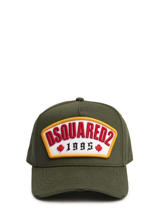 Dsquared2: Casquette en coton Dsquared2 1995 - men_0 | Luisa Via Roma