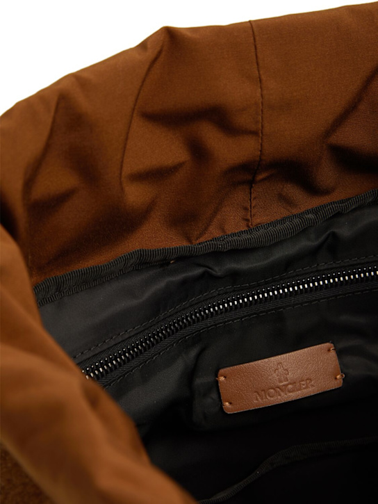 Moncler: Soft virgin wool backpack - men_5 | Luisa Via Roma