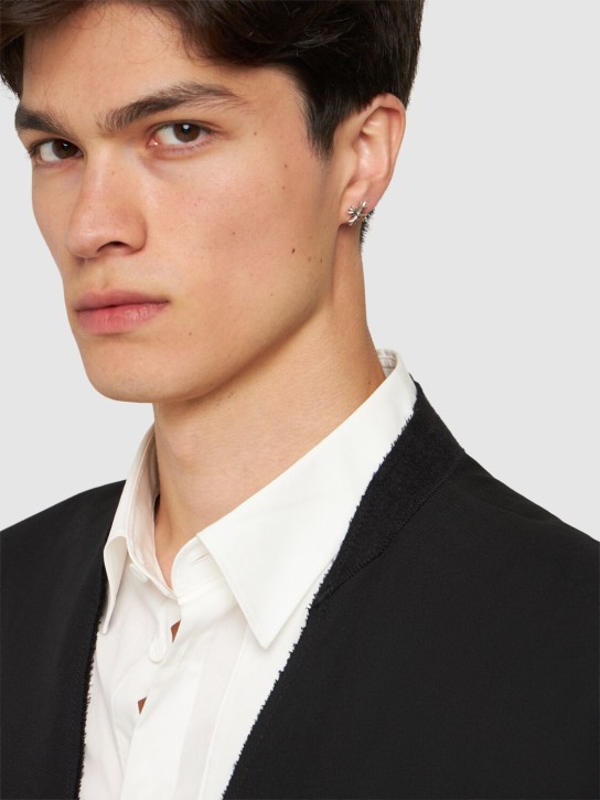 Emanuele Bicocchi: EB Crest mono earring - men_1 | Luisa Via Roma