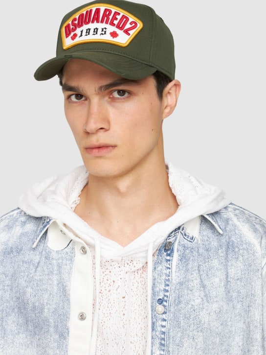 Dsquared2: Casquette en coton Dsquared2 1995 - men_1 | Luisa Via Roma