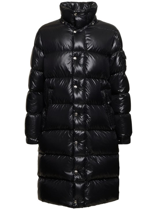 Moncler: Hanoverian long nylon down jacket - men_7 | Luisa Via Roma
