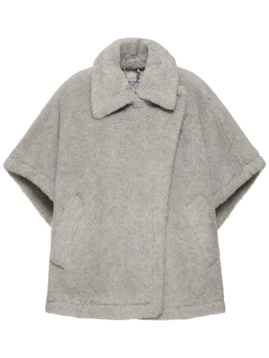 Max Mara: Tebe2 teddy cape - women_0 | Luisa Via Roma