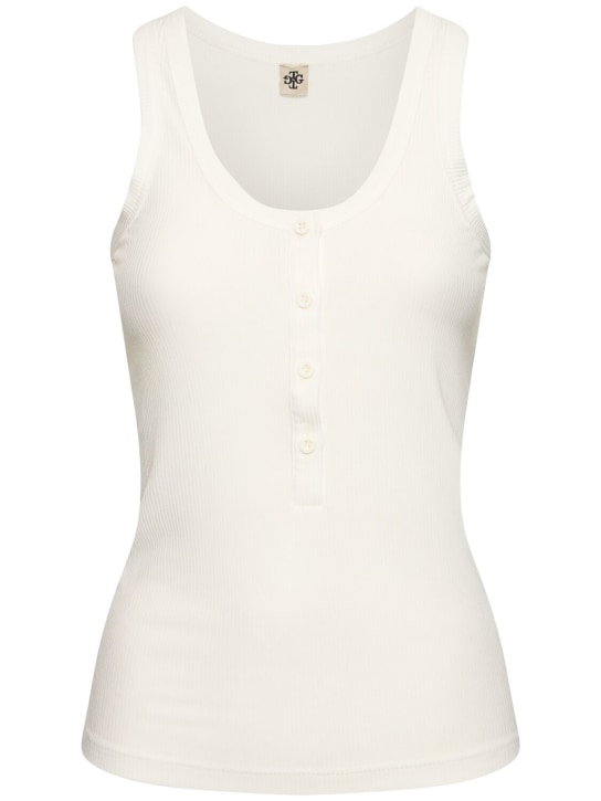 The Garment: Tanktop aus Lyocellmischung „Bella“ - Weiß - women_0 | Luisa Via Roma