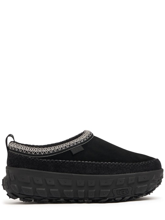 Ugg: Ventur Daze suede slip-on loafers - Black - men_0 | Luisa Via Roma