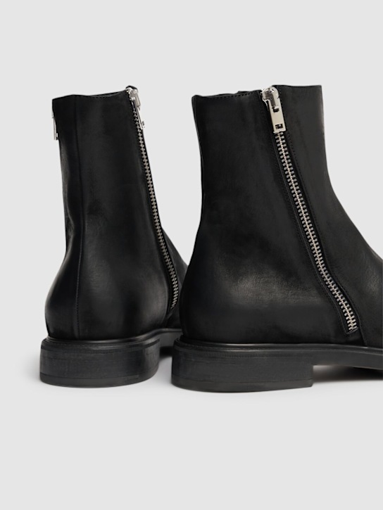 Mattia Capezzani: Stivali Bandolero con zip - Nero - men_4 | Luisa Via Roma