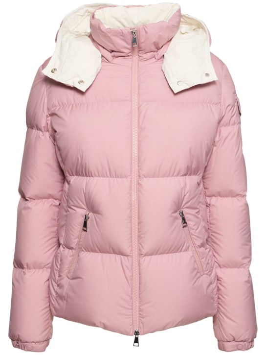 Moncler: Fourmines tech down jacket - Pink - women_0 | Luisa Via Roma