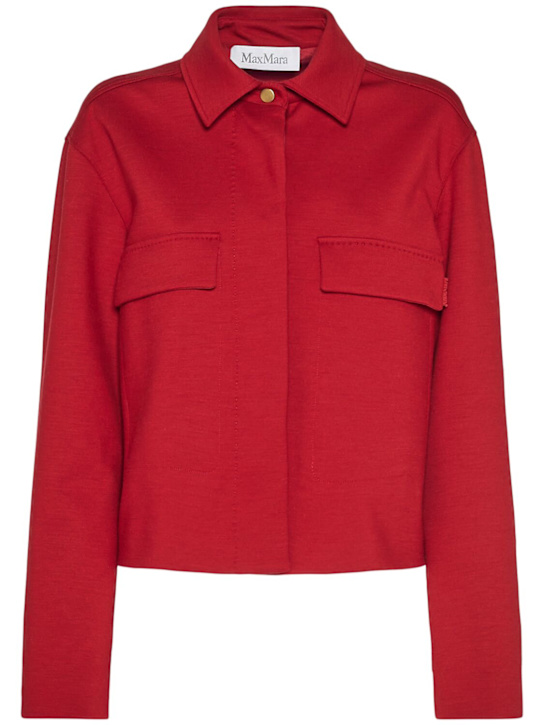 Max Mara: Talamo milano stitch jacket - women_0 | Luisa Via Roma