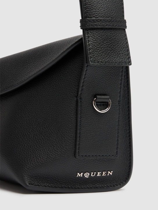 McQueen: McQueen T-Bar sling单肩包 - 黑色 - women_3 | Luisa Via Roma