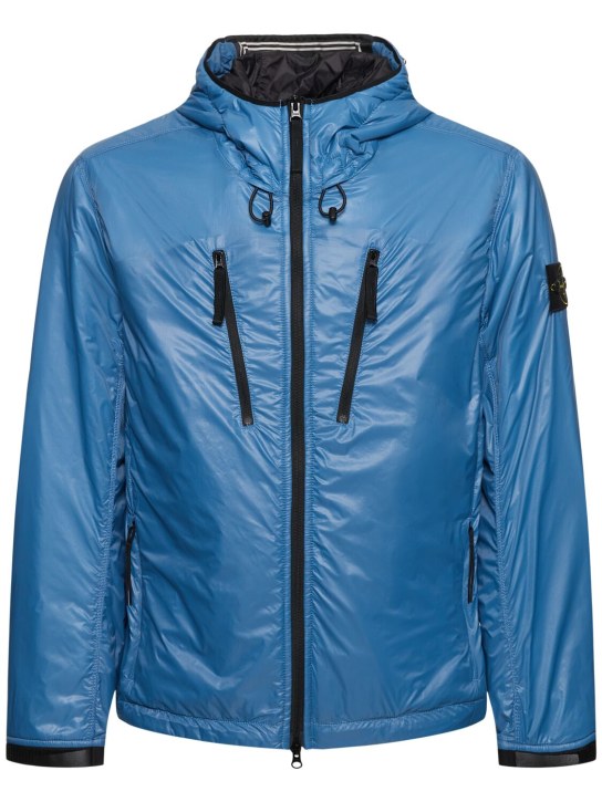 Stone Island: Light Outwear packable jacket - Blu Scuro - men_0 | Luisa Via Roma