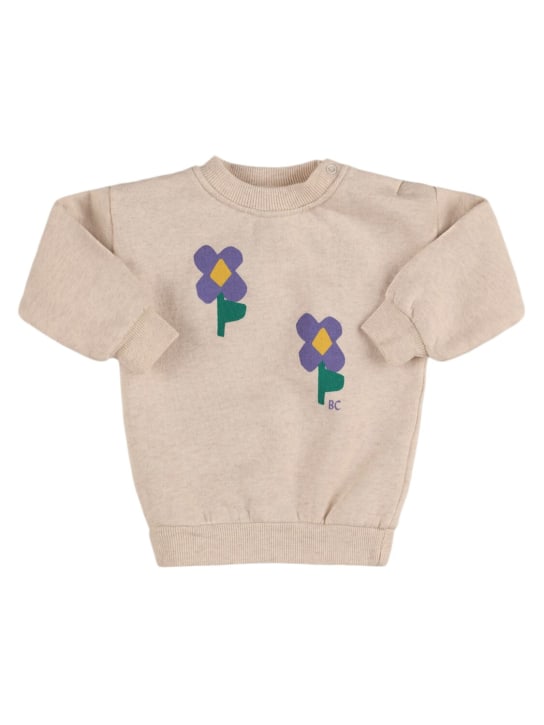 Bobo Choses: コットンスウェットシャツ - kids-girls_0 | Luisa Via Roma