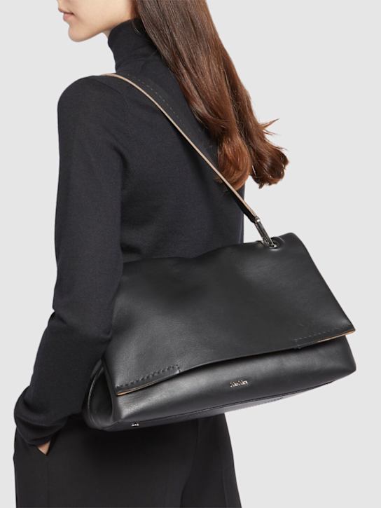 Max Mara: Archetipo 06 leather shoulder bag - women_1 | Luisa Via Roma
